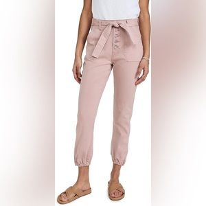 Paige Mayslie Jogger in color Vintage Rouge Glow Size 25